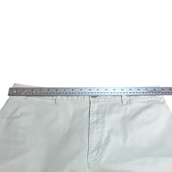 GAP Cotton High Rise Stride Ankle Wide Leg Chino Beige Pants US Sz 18 - Picture 6 of 11